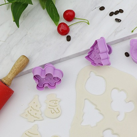 Christmas 3D Cookie Perfect Cutter Set