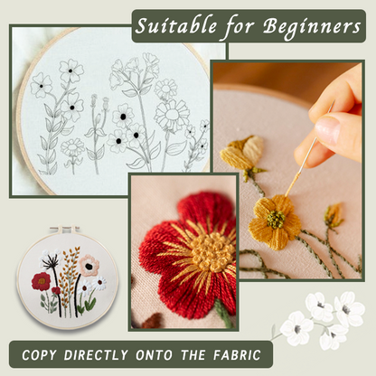 Oveallgo™ Floral Embroidery Starter Kit