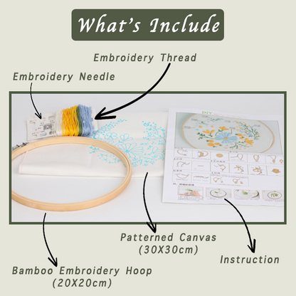 Oveallgo™ Floral Embroidery Starter Kit