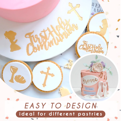 Oveallgo™ EASYCake Alphabet Fondant Stamp Set