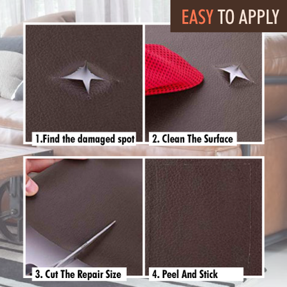 iRosesilk™ EasyFix Stick-On Leather Repairing Patch