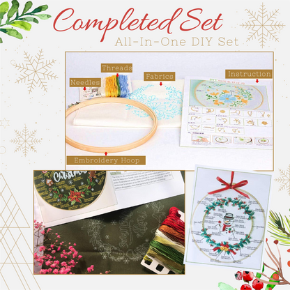 Christmas Embroidery DIY Starter Kit