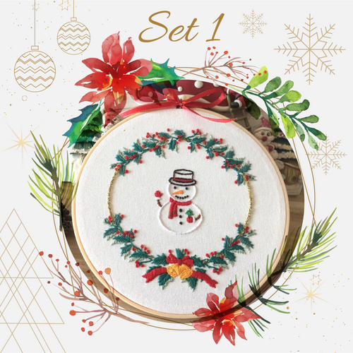 Christmas Embroidery DIY Starter Kit