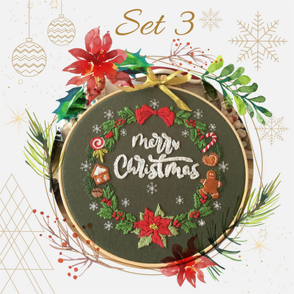 Christmas Embroidery DIY Starter Kit